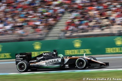 FP1 & FP2 - German GP report: Force India Mercedes