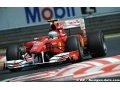 Les Ferrari à plus d'une seconde de Vettel