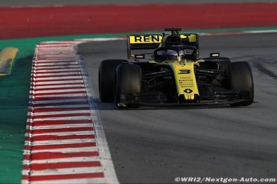 La Renault réagit bien aux changements de réglages, un bon signe pour Ricciardo