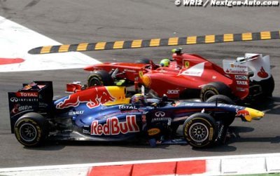 Red Bull ne s’inquiète pas pour l’aileron perdu
