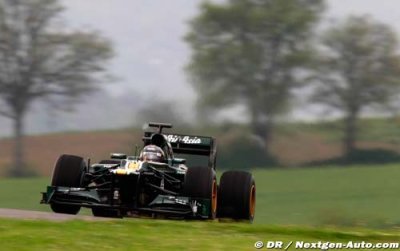 Caterham a fait des tests aérodynamiques en France