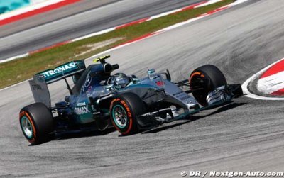 Mercedes&nbsp;: Pas de tension entre Hamilton et Rosberg