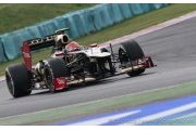 Romain Grosjean heureux de partir de la première ligne