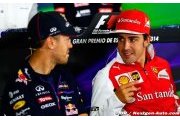 Alonso 'surpris' par la mauvaise forme de Vettel