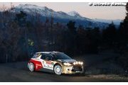 Les deux Citroën DS3 WRC dans le peloton de tête