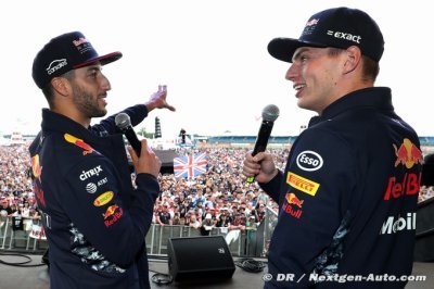 Verstappen a posé plus de problèmes à Ricciardo que Vettel
