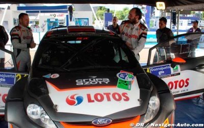 Kubica le plus rapide lors du shakedown en Corse
