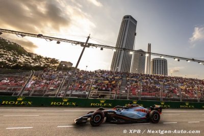 Pas de miracle pour Williams F1 en qualification à Singapour