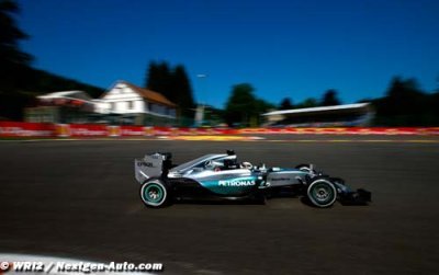 Hamilton ravi de sa pole à Spa
