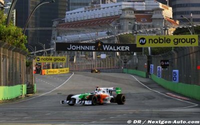 Q&A with Adrian Sutil after Singapore