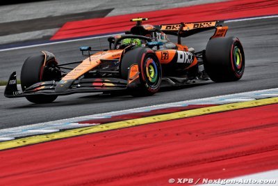 Autriche, EL2&nbsp;: Norris se place en tête dès son retour au volant