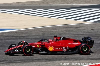Essais F1 de Bahreïn, J1&nbsp;: Leclerc en tête à la pause, McLaren à l’arrêt