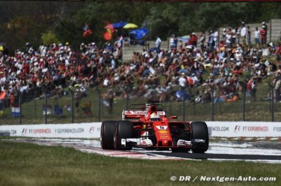 Vettel relativise les différences de performance entre Ferrari et Mercedes