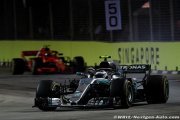 Whiting et Bottas s'opposent sur la règle des drapeaux bleus
