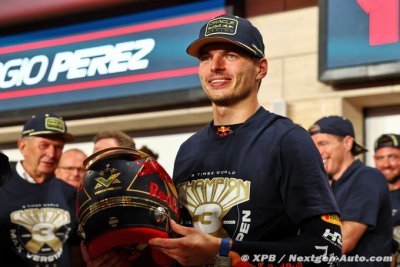 Horner salue la ’recherche de l’excellence’ de Verstappen