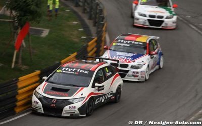 Tiago Monteiro 3ème et 5ème des qualifications de Macao