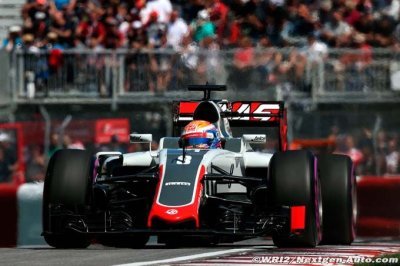 Grosjean manque les points à cause de son aileron avant