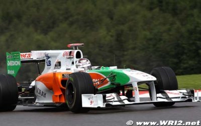 Premier objectif atteint pour Sutil