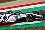 Gasly cale en Q1 au Mugello à cause d'un problème de MGU-K