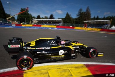 Ricciardo rassuré par son 6e chrono en qualifs hier à Spa
