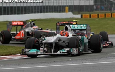 Les pilotes Mercedes GP aiment Valence