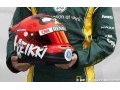 Kovalainen turns heads with Angry Birds helmet