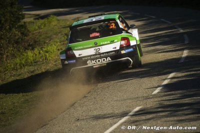 ES1&nbsp;: Kopecky crée la surprise, Meeke déjà dans le mur