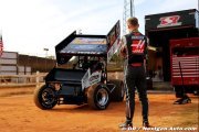 Kevin Magnussen a testé une Sprint Car avec Tony Stewart