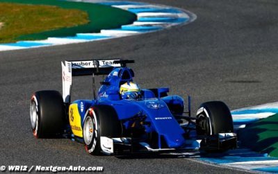 Bonne journée d’essais pour Ericsson et la Sauber C34
