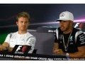 Hamilton ne désire pas renouer son amitié avec Rosberg