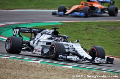 L’équipe AlphaTauri se voit performante sur les 4 dernières courses