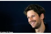 Grosjean : J'aime bien recevoir mon mini-Romain de la part des fans !