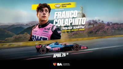 Alpine F1 annonce le ’Franco Colapinto Road Show Buenos Aires 2026’