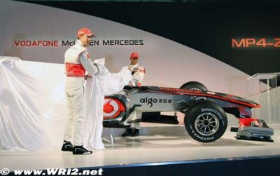 McLaren présente aujourd’hui sa MP4-27