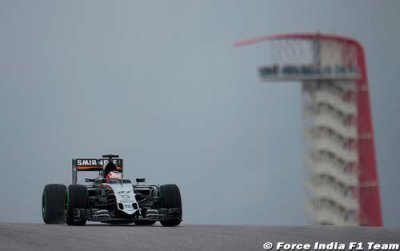 FP1 & FP2 - US GP report: Force India Mercedes