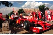 Ferrari shows up in South Africa