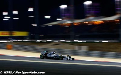 Hamilton wins under the night sky of Bahrain