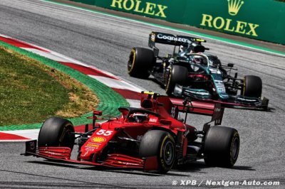 6e en Styrie, Sainz regrette son doute en fin de course