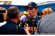 C'était terminé avant que ça commence pour Kvyat