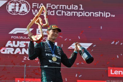 Russell wins as rivals joke about FIA yellow flags