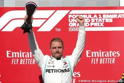 Bottas remercie Mercedes avec une référence à un de ses messages