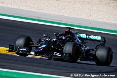 Hamilton edges Bottas by a tenth of a second to claim pole in Portugal