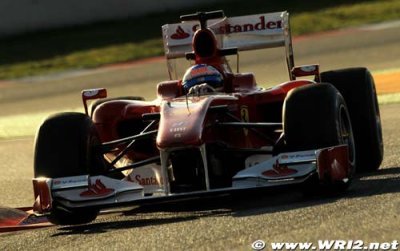 Alonso to debut new Ferrari at Valencia test