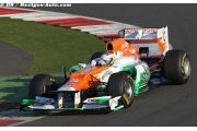 Di Resta a fait 4 tours à Silverstone