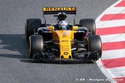 Renault F1&nbsp;: Une journée utile malgré une panne moteur le matin