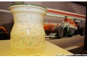 Cadeau pour Sutil pour son 100è GP