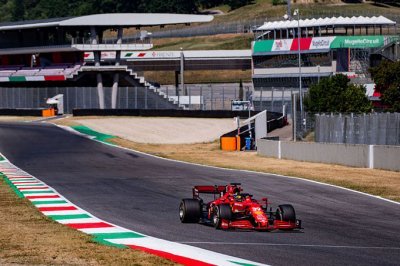 Avant de rouler en Libres 1, Shwartzman a fait 130 tours de tests avec Ferrari