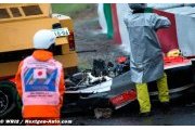 Jules Bianchi a subi un impact de 254 G