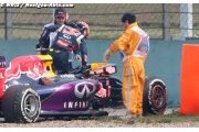 Horner : Kvyat a souffert d'une surchauffe au niveau du moyeu arrière