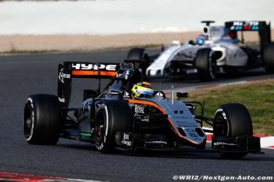 Force India a encore travaillé sur les réglages